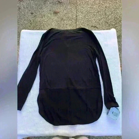 LYSSE layla mixed media top in black - XS - Picture 9 of 11